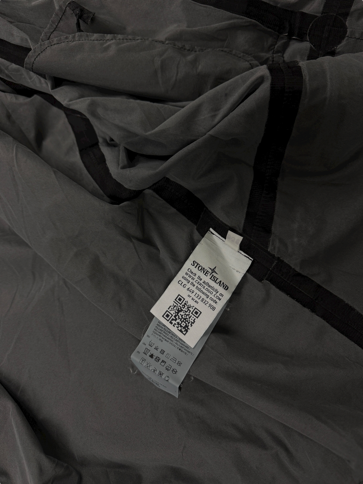 Veste Stone Island marine taille M - Détail