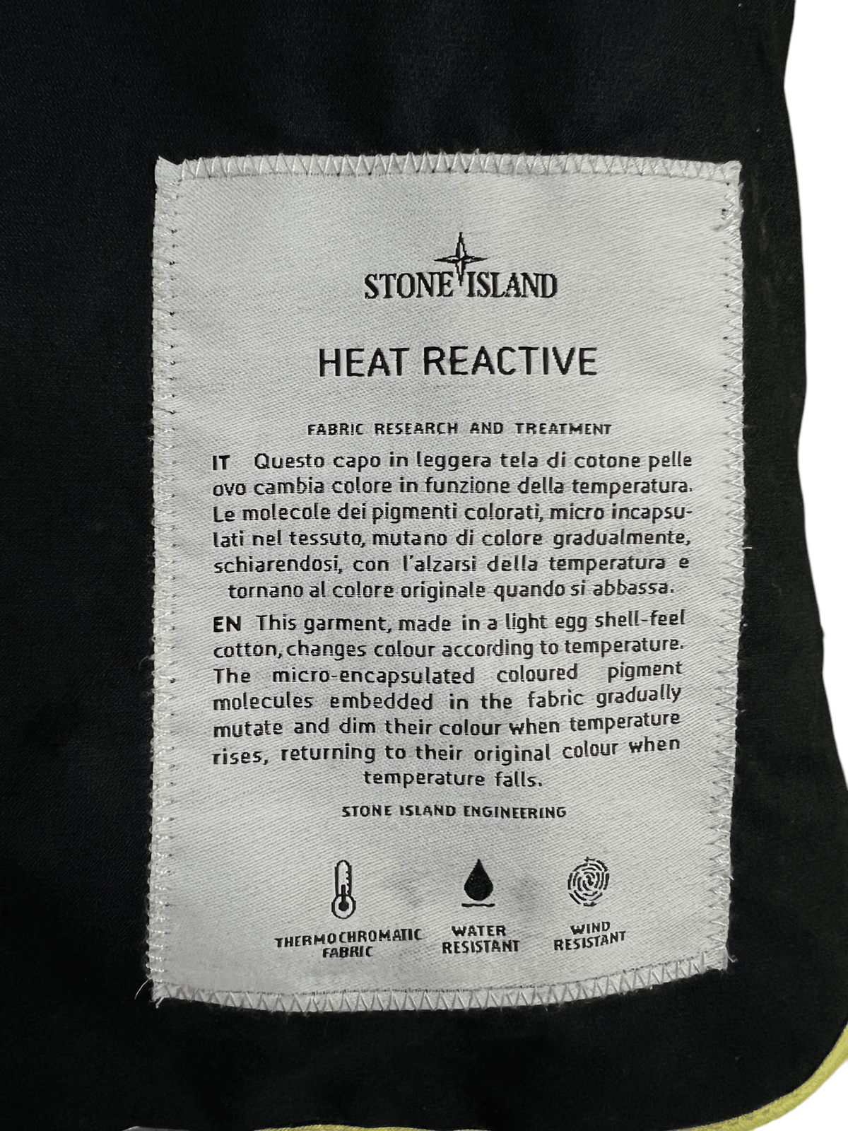 VESTE STONE ISLAND/SUPREME HEAT RÉACTIVE - NB08 SHOP