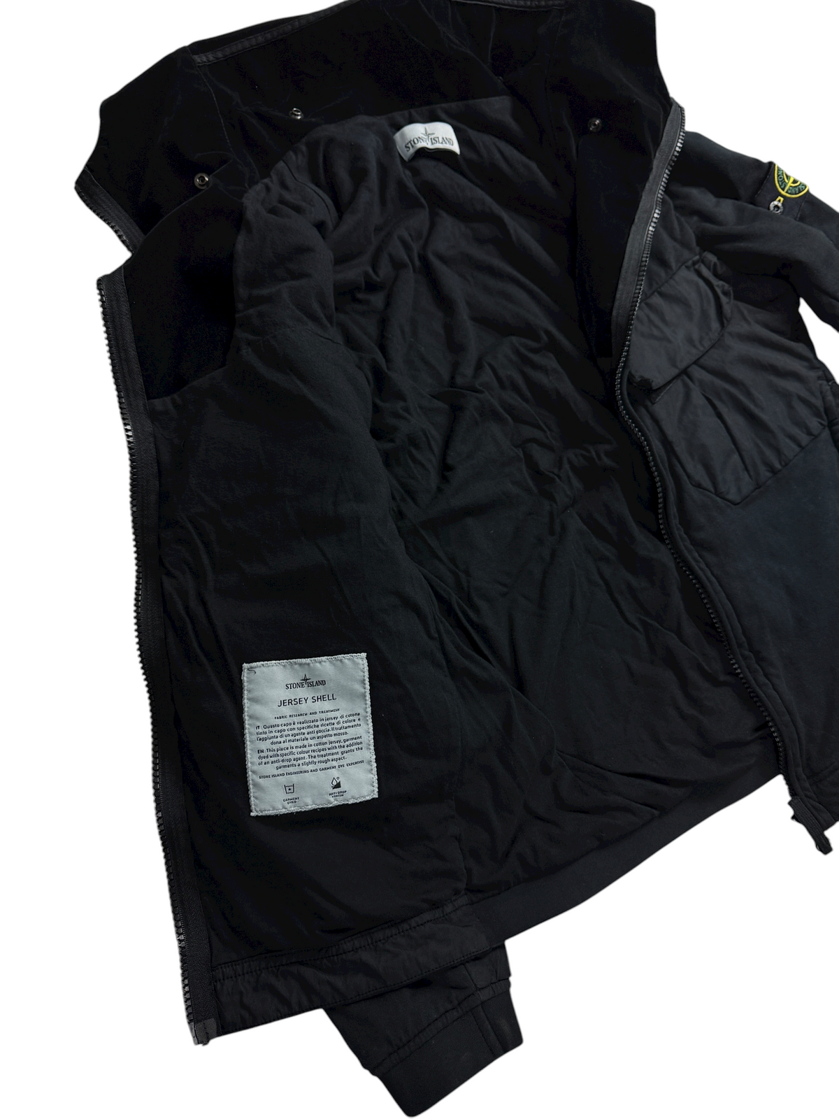 Veste Stone Island noir taille S - Détail