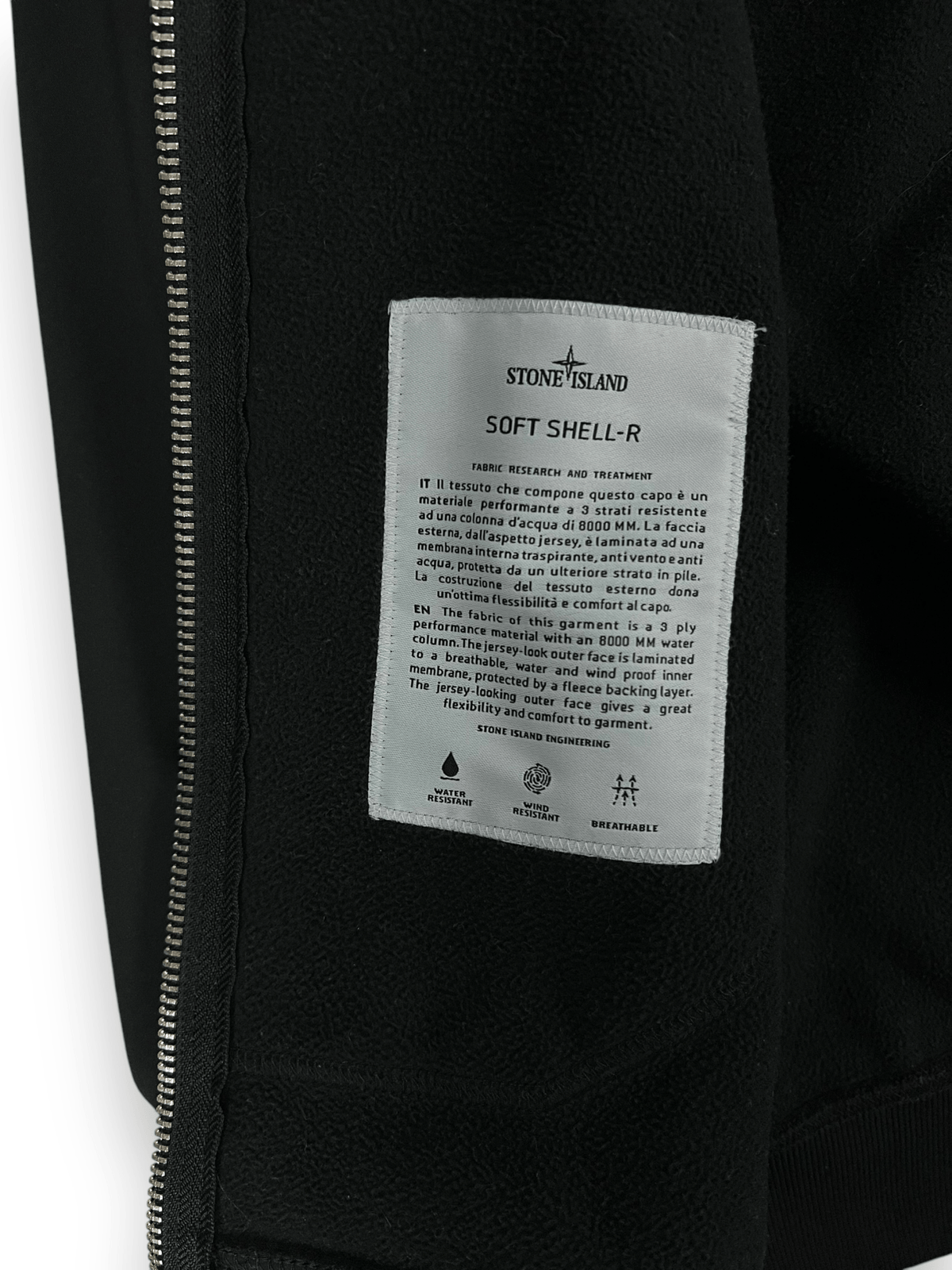 VESTE STONE ISLAND SOFT SHELL - R - NB08 SHOP