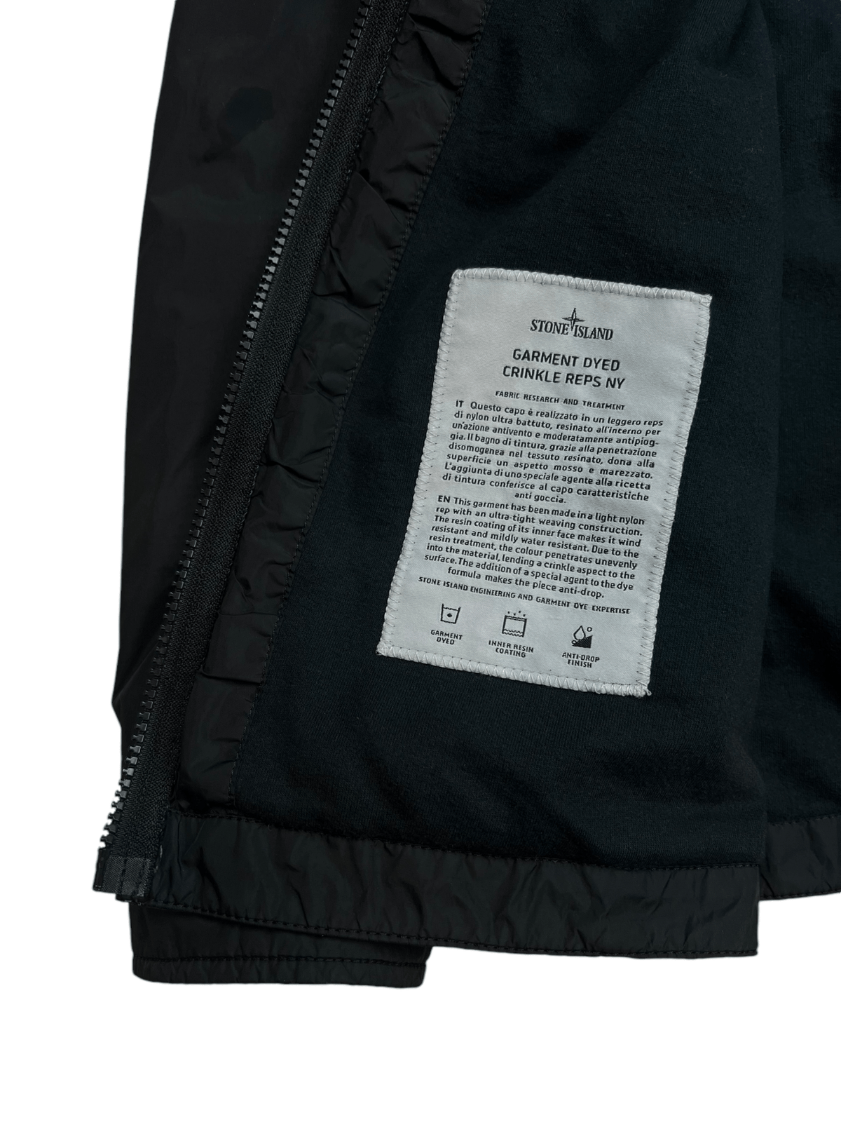 VESTE STONE ISALND GARMENT DYED CRINKLE REPS NY - NB08 SHOP