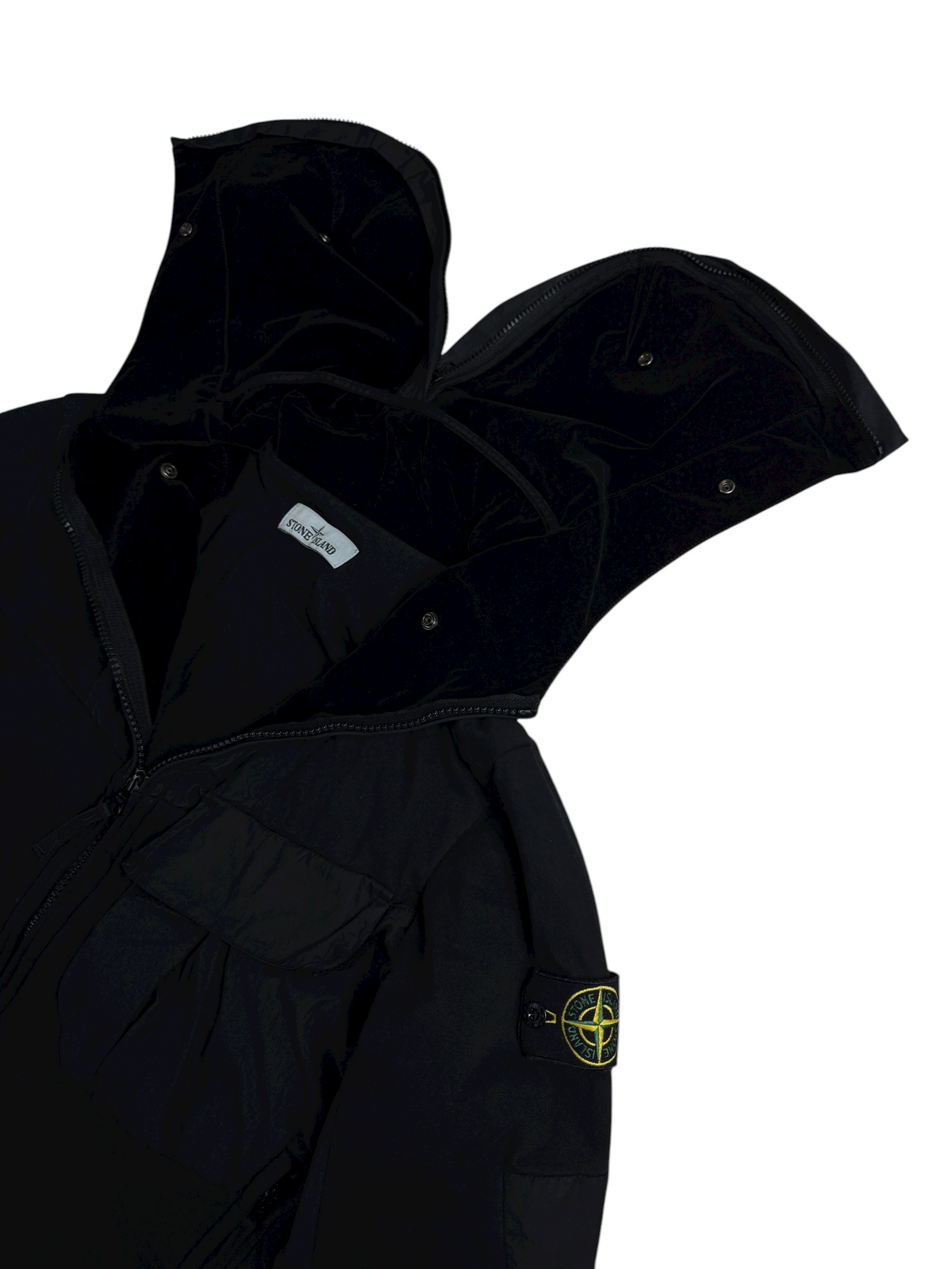 Veste Stone Island noir taille S - Vue de dos