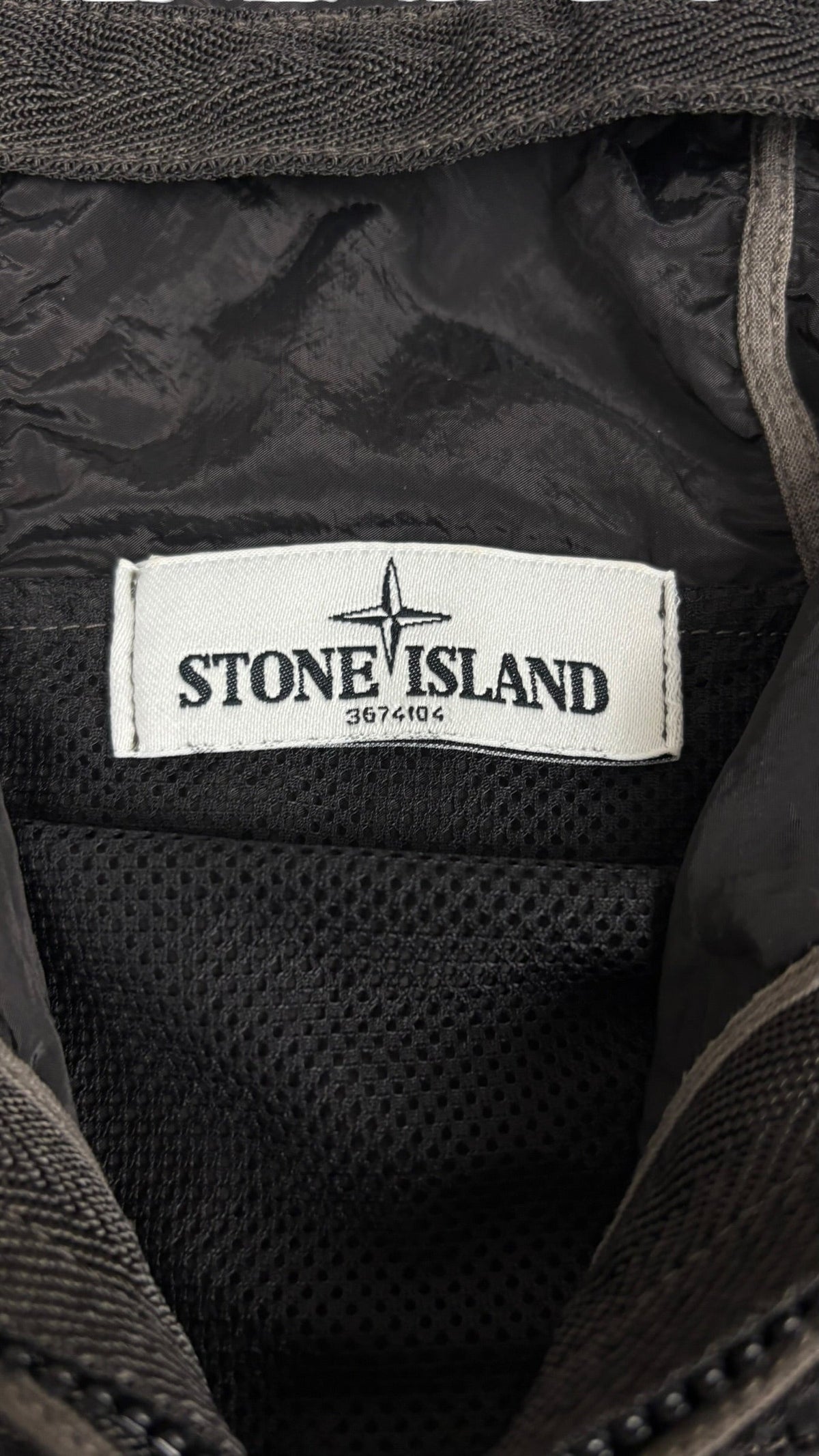 Veste Stone Island noir taille XXL - Détail