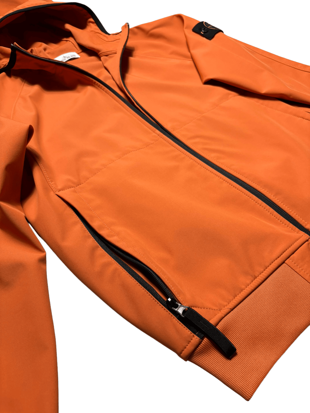 VESTE STONE ISLAND LIGHT SOFT SHELL - R E.DYE TECHNOLOGY IN RECYCLED POLYESTER - NB08 SHOP