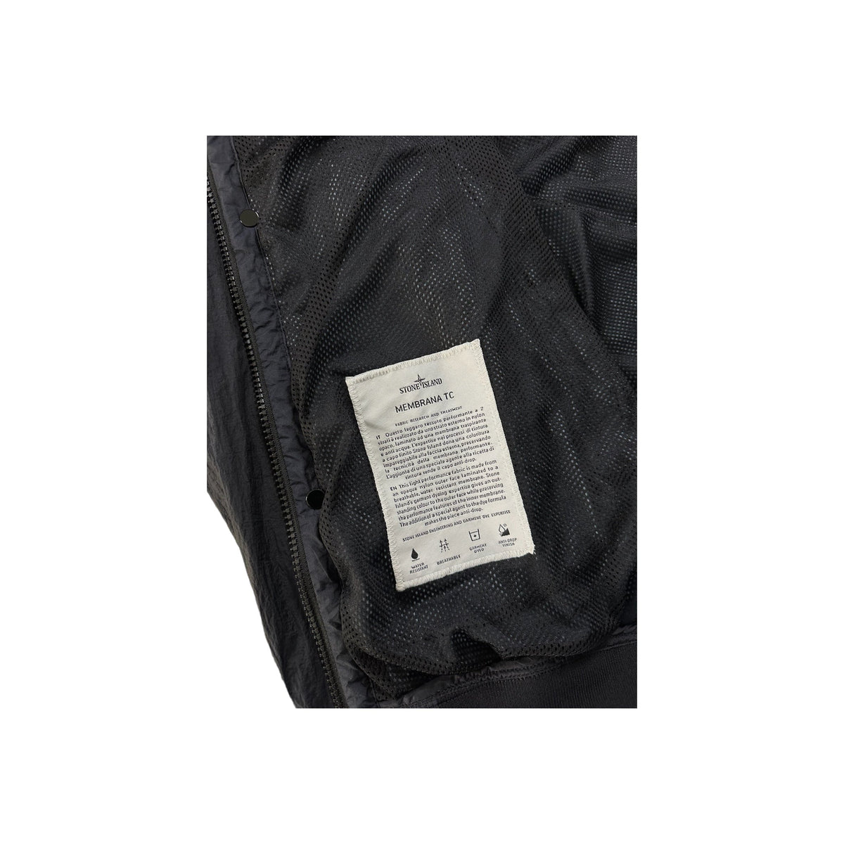 VESTE À CAPUCHE STONE ISLAND MEMBRANA TC - NB08