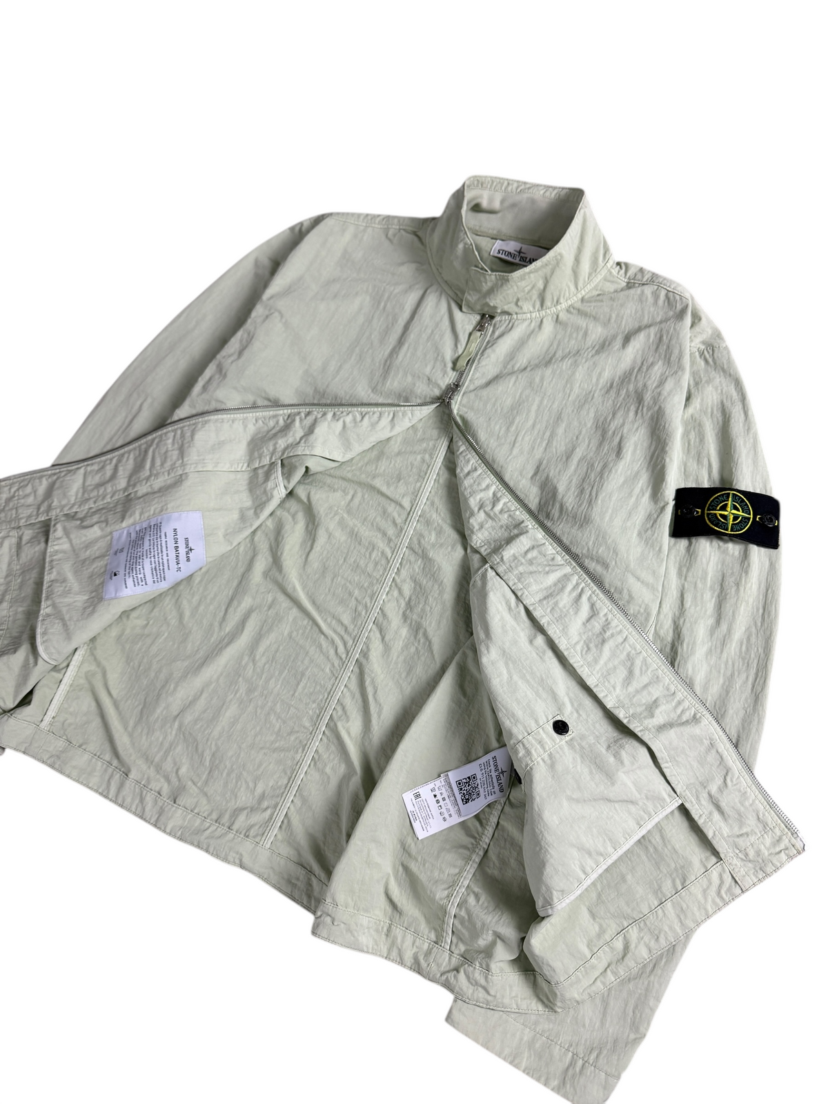 Veste Stone Island vert taille XL - Détail