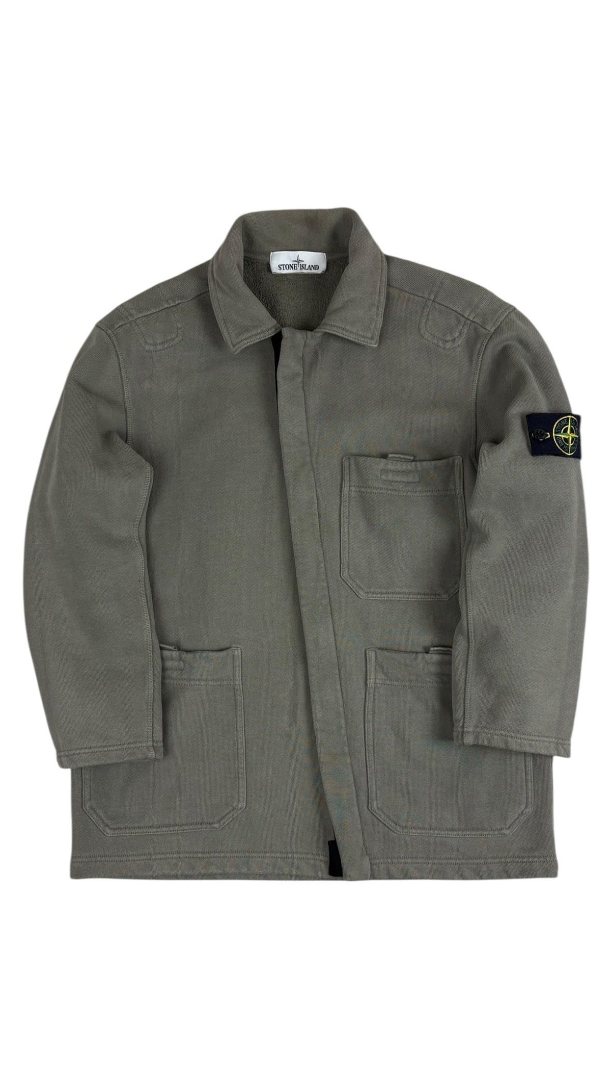 Veste Stone Island kaki taille S - Vue de face
