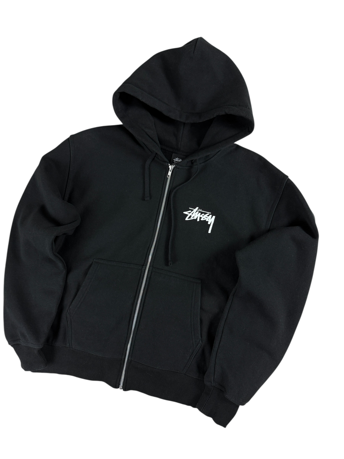 Gilet Stussy noir taille M - Détail