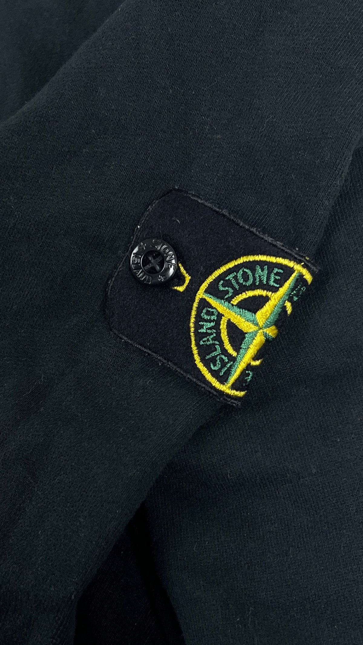 Sweat-shirt Stone Island Col Montant à Poches noir, taille S – photo complémentaire 2 – NB08 Shop