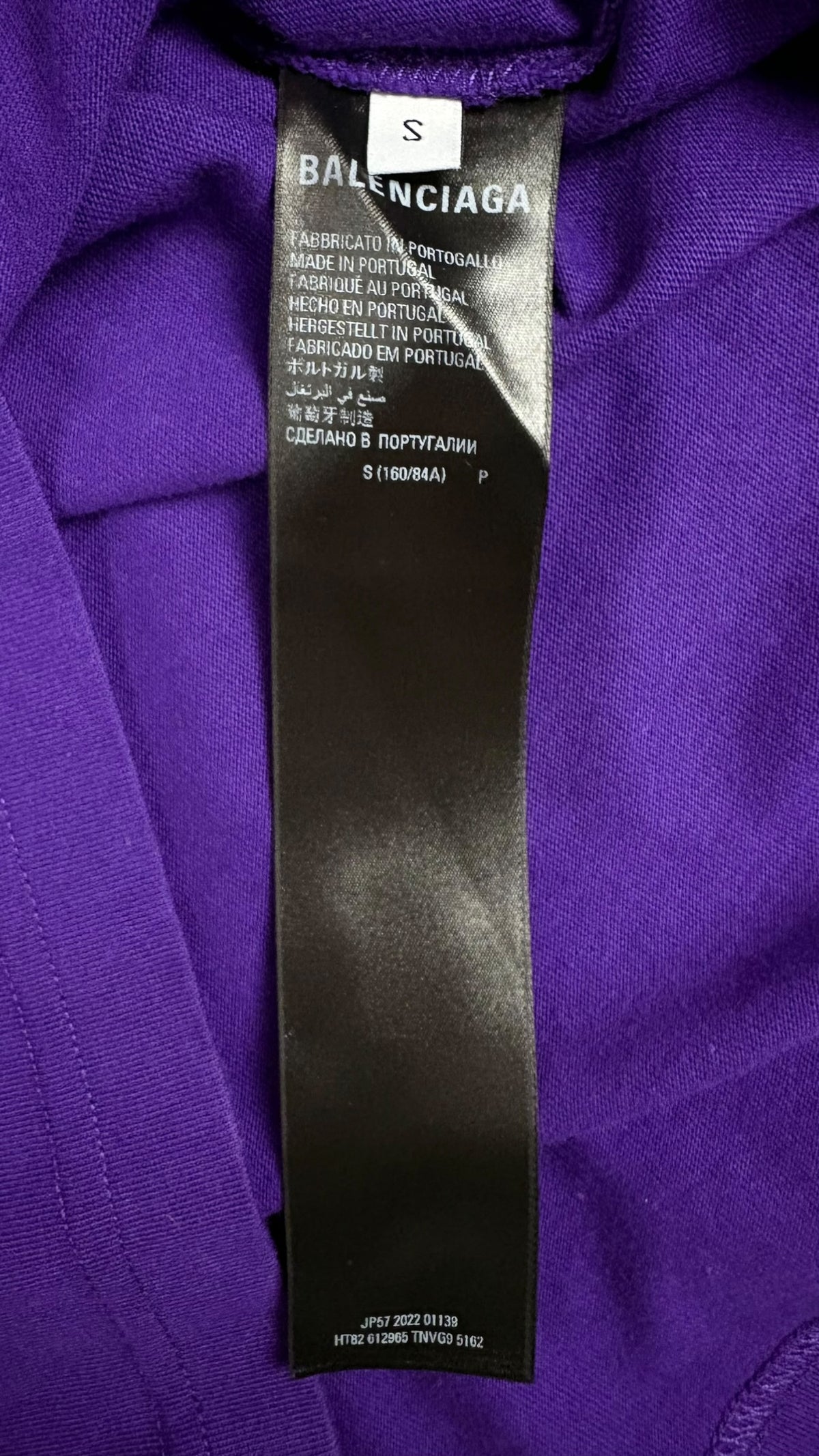 Tee-shirt Balenciaga violet taille S - vue 5/5