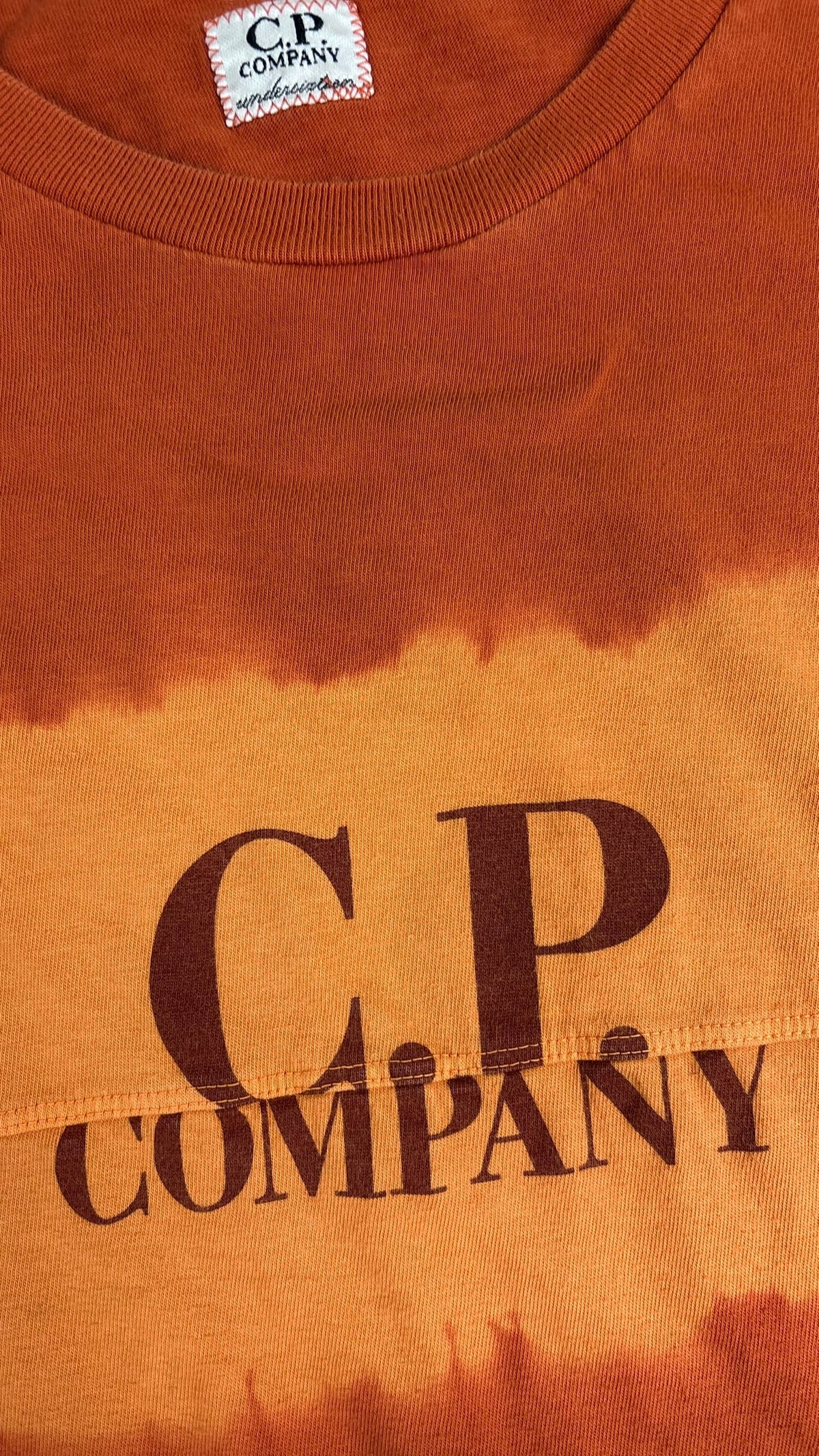 Tee-shirt C.P. Company orange 14 ans — vue de détail 1