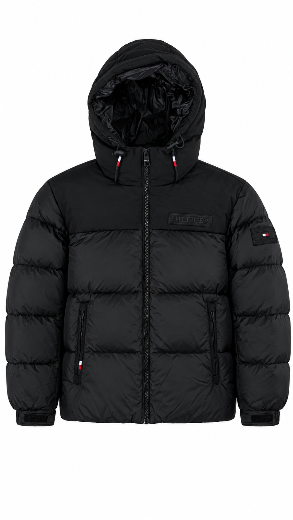 Doudoune Tommy Hilfiger noir, seconde main authentifiée NB08 — vue 1