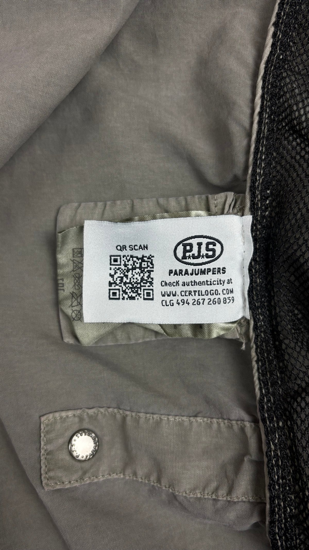 Veste à Capuche Parajumpers Reloaded Gris Taille L – photo complémentaire 4 – NB08 Shop