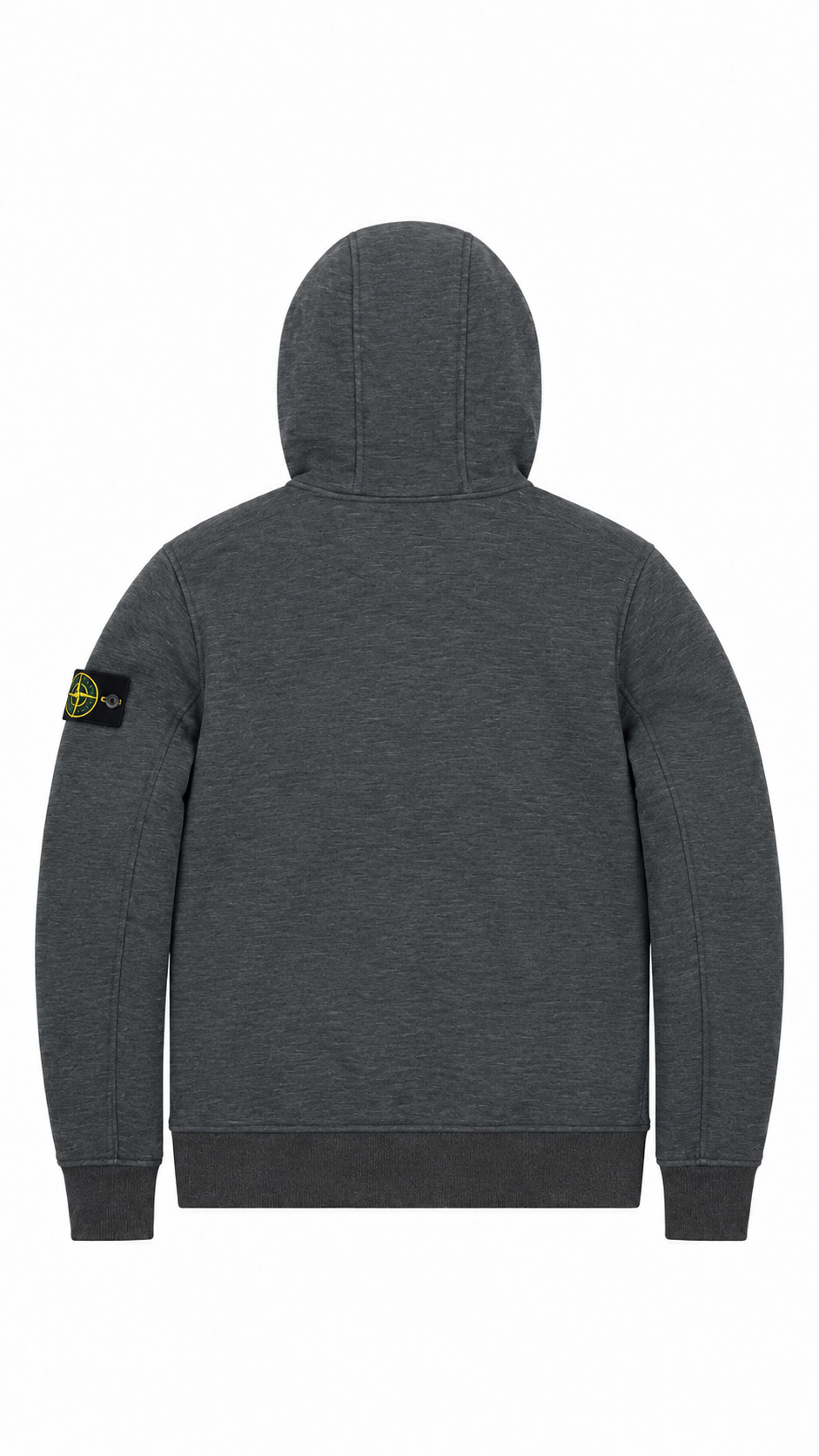 Veste à Capuche Stone Island Soft Shell-R Gris taille L – vue de dos – NB08 Shop