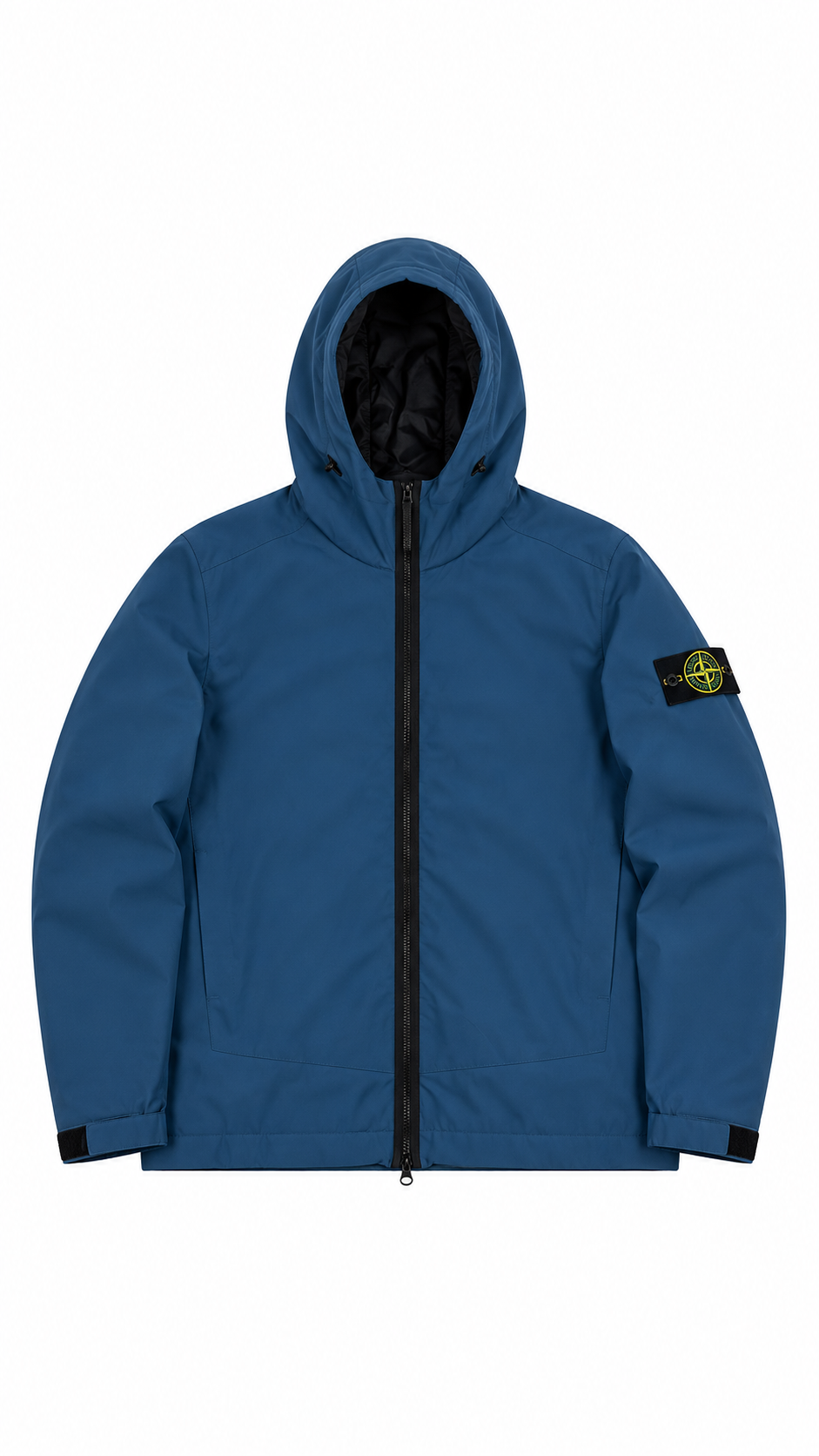 Veste à Capuche Stone Island Soft Shell-R PrimaLoft Bleu taille XL – vue de face – NB08 Shop