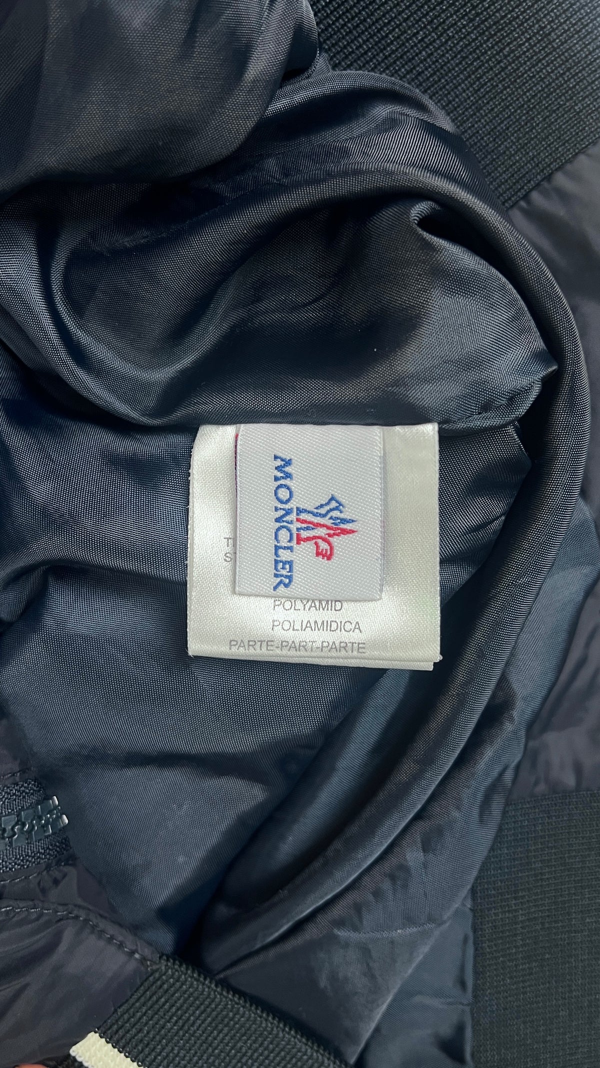 Veste légère Moncler Halesia bleu marine taille XL - vue 5