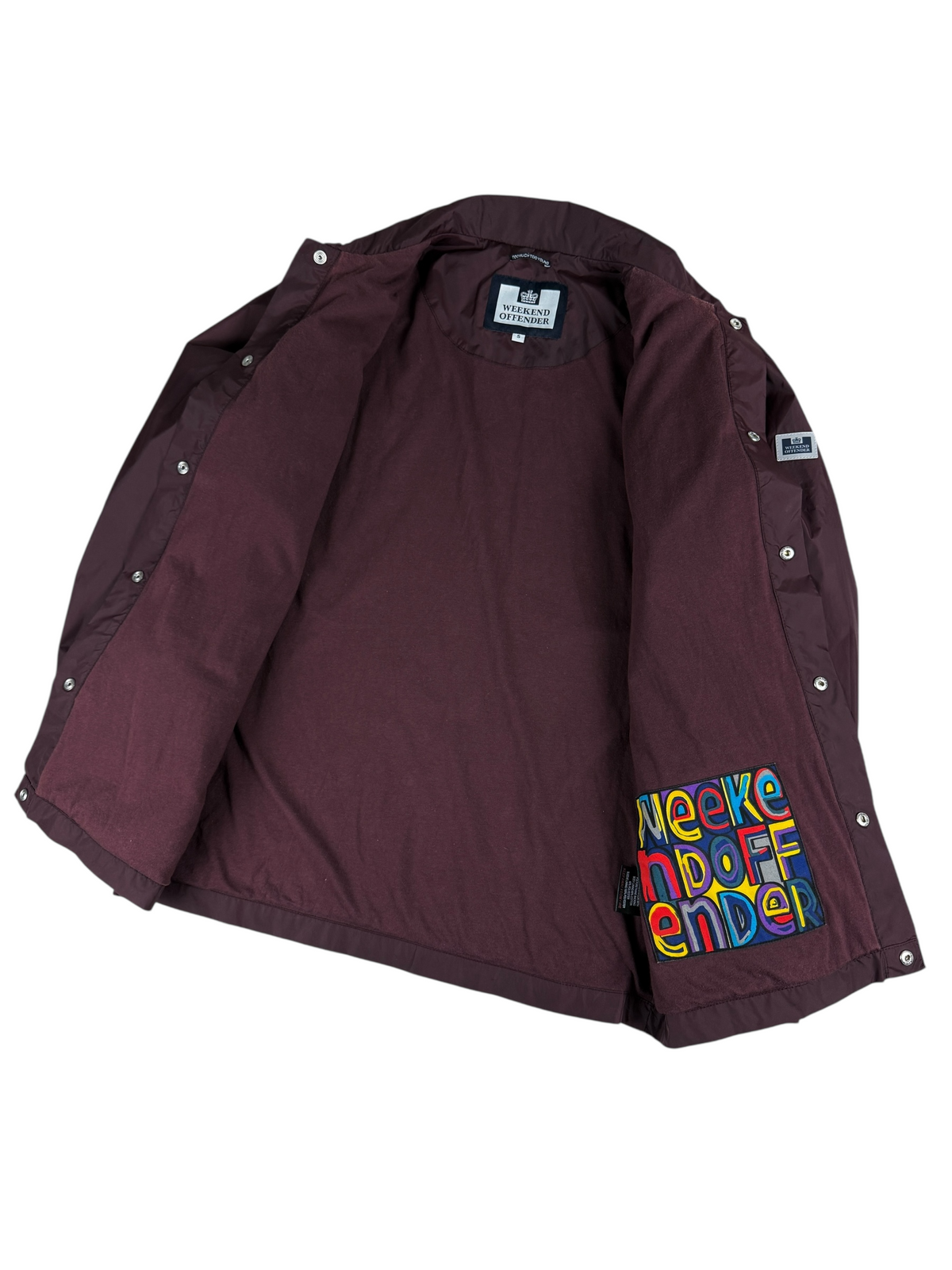 Veste Weekend Offender bordeaux taille S - Vue de dos